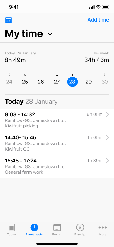 AgriSmart — My time